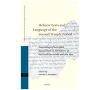 Hebrew Texts And Language Of The Second Temple Period