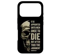 Hebrews 9:27 Gospel Evangelism Bible Verse - The Judgment Coque pour iPhone 17 Pro