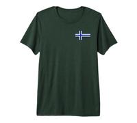 Hébrides extérieures du Drapeau des Uistes du Sud de l'Écosse T-Shirt Haut de Gamme