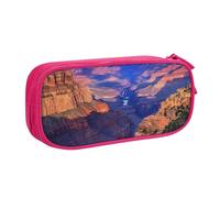 HEBSDFG Beauty Grand Canyon Trousse à crayons pour garçons et filles - Trousse de voyage noire haute capacité pour étudiants, école, université, bureau, rose, Taille unique, Cartable