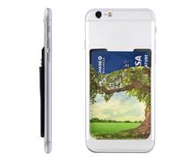 HEBSDFG Étui portefeuille pour téléphone avec motif de vigne et de tournesol - Avec adhésif - Pour iPhone et Android, Spring Park, One Size, Décontracté