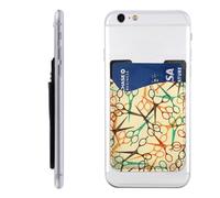 HEBSDFG Étui portefeuille pour téléphone avec motif léopard violet et adhésif pour iPhone et Android, Ciseaux de coiffure, One Size, Décontracté