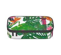 HEBSDFG Grande trousse à crayons avec motif Van in the Beach avec une planche de surf - Grand compartiment mignon - Organiseur de bureau - Trousse de maquillage pour l'école, le bureau, le maquillage