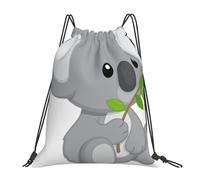 HEBSDFG Hammerhead Sharks Sac à dos de sport léger et réutilisable avec cordon de serrage pour femme, Koala à feuilles, One Size, Sac à dos de voyage