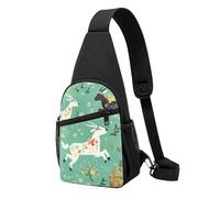 HEBSDFG Happy Carot Sac à dos à bandoulière unisexe pour voyage, sports de plein air, randonnée, cyclisme, école, Goat Frolic, Taille unique, Sac à dos de