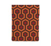 HEBSDFG Housse pour ordinateur portable de 13" à rayures noires et blanches - Housse fine en cuir résistant aux chocs pour le bureau, l'école, les voyages, Effet brillant, Taille unique