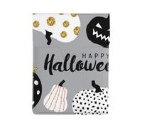 HEBSDFG Housse pour ordinateur portable de 13" - Motif pingouin heureux - Fine et résistante aux chocs - En cuir - Pour bureau, école, voyage, Joyeuse fête d'Halloween, Taille unique