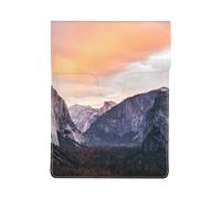 HEBSDFG Housse pour ordinateur portable de 13 pouces avec imprimé terrazzo blanc, housse fine en cuir résistant aux chocs pour le bureau, l'école, les voyages, Parc national de Yosemite, Taille unique