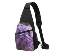 HEBSDFG Law of the Compass Sac à dos à bandoulière unisexe avec imprimé navigation pour voyage, sports de plein air, randonnée, cyclisme, école, Bouquet de lavande., Taille unique, Sac à dos de