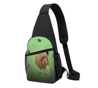 HEBSDFG Law of the Compass Sac à dos à bandoulière unisexe avec imprimé navigation pour voyage, sports de plein air, randonnée, cyclisme, école, Kiwi Bird mignon, Taille unique, Sac à dos de