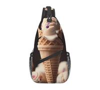 HEBSDFG Sac à dos à bandoulière imprimé « Law of the Compass » pour homme et femme, sac à bandoulière pour voyage, sports de plein air, randonnée, cyclisme, randonnée, Prin à glace, Taille unique, Sac