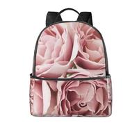 HEBSDFG Sac à dos d'école léger imprimé Paris Tower - Joli sac à dos pour ordinateur portable - Élégant et décontracté - Sac à dos de voyage, Roses roses., One Size, Sac à dos daypack