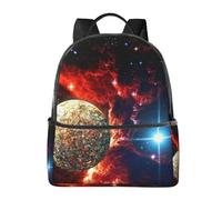 HEBSDFG Sac à dos d'école léger imprimé Tour Eiffel Paris Sac à dos pour ordinateur portable Sac à dos élégant et décontracté Sac à dos de voyage, Planètes spatiales., One Size, Sac à dos daypack