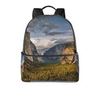 HEBSDFG Sac à dos d'école, léger, motif tracteur, ferme, sac d'école, sac à dos pour ordinateur portable, sac à dos élégant et décontracté, Parc Yosemite, One Size, Sac à dos daypack