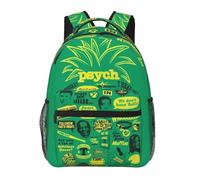 HEBSDFG Sac à dos d'école, sac à dos léger pour ordinateur portable, sac à dos décontracté pour étudiants, garçons et filles, Citation psychologique ananas., One Size, Sac à dos daypack