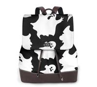 HEBSDFG Sac à dos en cuir synthétique imprimé requins marteaux pour femme, sac à dos pour ordinateur portable, école, voyage, travail, Halloween Goth, One Size, Sac à dos tyrolien