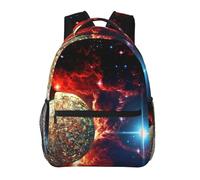 HEBSDFG Sac à dos léger pour ordinateur portable avec imprimé bonbons et bonbons pour étudiants, garçons et filles, Planètes spatiales., One Size, Sac à dos daypack