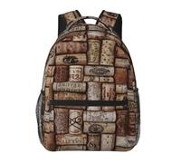 HEBSDFG Sac à dos léger pour ordinateur portable - Motif avion de la Seconde Guerre mondiale - Pour étudiants, garçons et filles, Bouchon à vin., One Size, Sac à dos daypack