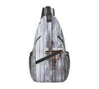 HEBSDFG Sac à dos rouge pleine lune motif éléphants Sac à dos à bandoulière avec fermeture éclair pour l'école, les voyages et le travail, Vieille porte de grange en bois, One Size, Sac à dos en