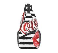 HEBSDFG Sac à dos rouge pleine lune motif éléphants Sac à dos à bandoulière avec fermeture éclair pour l'école, les voyages et le travail, Paris Tour Eiffel Coeur, One Size, Sac à dos en bandoulière