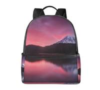 HEBSDFG Sac d'école imprimé Shadow on The Lake - Sac à dos pour ordinateur portable - Élégant et léger - Sac à dos de voyage pour enfants, étudiants, garçons et filles, Ombre sur le lac, One Size, Sac