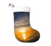 HEBSDFG Sunrise Horizon Bas de Noël imprimé pour décoration de Noël, fête, Nouvel An