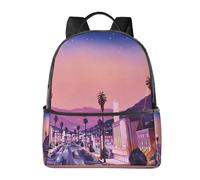 HEBSDFG Sunrise Horizon Sac à dos léger pour école, sac à dos pour ordinateur portable, sac à dos élégant et décontracté, The Old Hollywood, One Size, Sac à dos daypack
