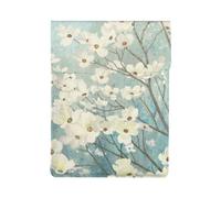 HEBSDFG Tower Paris Housse pour ordinateur portable de 13 pouces - Fine et résistante aux chocs - En cuir - Pour bureau, école, voyage, Fleurs de printemps Dogwood, Taille unique