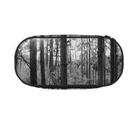 HEBSDFG Travel World Trousse à crayons avec emplacements pour stylos pour l'école, les voyages, le bureau, Lumière du soleil à travers les bouleaux, One Size, Cartable