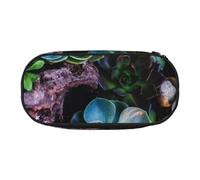 HEBSDFG Trousse à crayons avec emplacements pour stylos - Pour l'école, les voyages, le bureau, Plantes succulentes., One Size, Cartable
