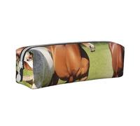 HEBSDFG Trousse à crayons en cuir avec différents types de chevaux imprimés et pochette cosmétique, organiseur minimaliste à fermeture éclair pour l'école, le bureau, les voyages, cadeau élégant,