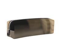 HEBSDFG Trousse à crayons en cuir avec imprimé écureuil qui vient de poser - Pochette à maquillage - Fermeture éclair dorée - Pour l'école, le bureau, les voyages, Argenté., One Size, Cartable