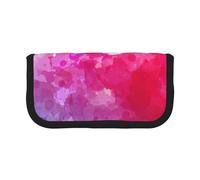HEBSDFG Trousse à crayons en toile avec fermeture éclair Motif porte espagnole de Majorque, Taches d'éclaboussures de peinture aquarelle, One Size, Cartable