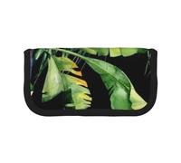HEBSDFG Trousse à crayons en toile avec fermeture éclair pour l'école, les voyages, le bureau et pour offrir en cadeau, Perchoir toucan des forêts tropicales américaines, One Size, Cartable