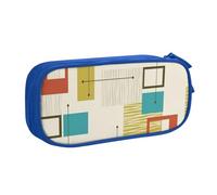 HEBSDFG Trousse à crayons mignonne avec impression moderne du milieu du siècle pour garçons et filles, trousse de voyage haute capacité, trousse de maquillage pour étudiants, école, université, bureau