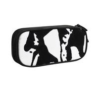 HEBSDFG Trousse à crayons noire avec impression d'arts martiaux de Taekwondo pour garçons et filles - Grande capacité - Trousse de maquillage pour étudiants, école, université, bureau, Noir , One Size