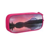 HEBSDFG Trousse à crayons noire haute capacité avec imprimé ombre sur le lac pour garçons et filles, trousse de maquillage pour étudiants, école, université, bureau, rose, One Size, Cartable