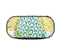 HEBSDFG Trousse à crayons Sunrise Horizon avec emplacements pour stylos pour l'école, les voyages, le bureau, Ananas tropical., One Size, Cartable