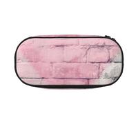 HEBSDFG Trousse à crayons Sunrise Horizon avec emplacements pour stylos pour l'école, les voyages, le bureau, Mur de briques en bois avec cœur, One Size, Cartable