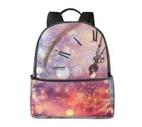 HEBSDFG Under The Sea Prints Sac à dos d'école, sac à dos pour ordinateur portable, sac à dos élégant, décontracté, sac à dos de voyage, Célébration du Nouvel An des douze heures, One Size, Sac à dos