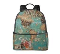 HEBSDFG Under The Sea Prints Sac à dos d'école, sac à dos pour ordinateur portable, sac à dos élégant, décontracté, sac à dos de voyage, Travel World, One Size, Sac à dos daypack