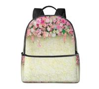 HEBSDFG Under The Sea Prints Sac à dos d'école, sac à dos pour ordinateur portable, sac à dos élégant, décontracté, sac à dos de voyage, Sweety Pink Yellow Rose, One Size, Sac à dos daypack