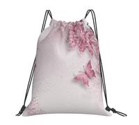 HEBSDFG Under The Sea Sac à dos de sport léger et réutilisable avec cordon de serrage pour femme, Motif fleurs, One Size, Sac à dos de voyage