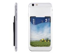 HEBSDFG West Desert with Cowboys Riding Horses Printed Phone Card Holder Wallet, Adhesive Stick on Phone Wallet Case for iPhone and Android, Tractor Farm, One Size, Décontracté