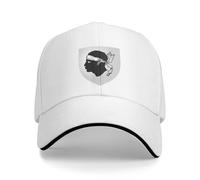 HEBUOUI Casquette de Baseball Homme Unisexe Pur Coton été Corse Armoiries Une Casquette de Baseball Chapeau Cadeau d’Anniversaire en Plein air