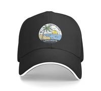 HEBUOUI Casquette de Baseball pour Hommes Unisexe Pur Coton d’été Lanzarote Îles Canaries Vintage Une Casquette de Baseball Chapeau Cadeau d’Anniversaire en Plein air