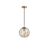 HEBXMF Abat-Jour de Lampe à Suspension Ronde en Verre créatif, plafonnier encastré, Lustre à vis E27 à Une extrémité, luminaires de décoration de Couloir de Salon et de Chambre à Coucher