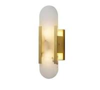 HEBXMF Applique murale à tête unique avec culot G9, luminaire décoratif mural, style industriel moderne en métal marbré, luminaire décoratif pour salon, chambre d'hôtel