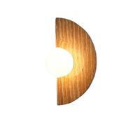 HEBXMF Applique murale créative, douille G9, verre travertin jaune, style industriel français, applique murale simple, lampe décorative pour salon, véranda ou meuble TV.