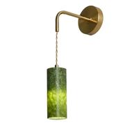HEBXMF Applique murale minimaliste E26, style nordique, couleur jade, plafonnier créatif, luminaires muraux pour salle à manger, salon ou table de chevet